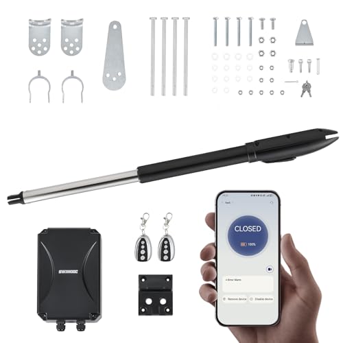 CO-Z Automatic Gate Opener Kit, App Compatible Smart Single Swing - Image 2