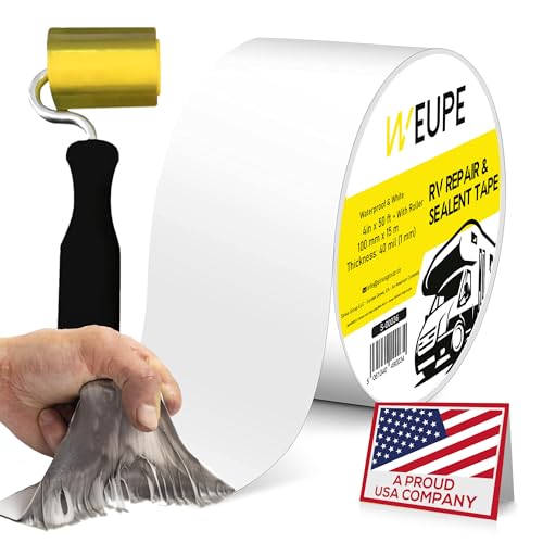 RV Sealant Tape with Roller, White - Image 2