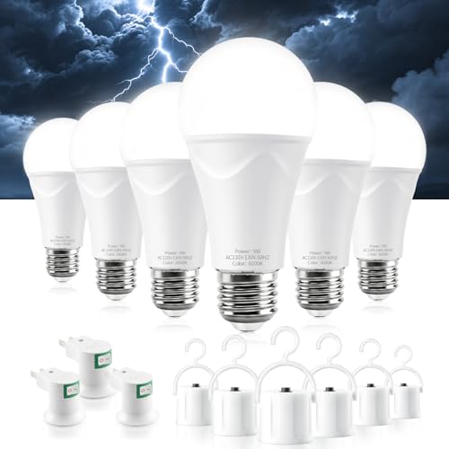 Rechargeable Light Bulbs, 9W Battery Operated Light Bulbs - Image 2