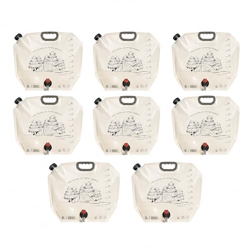 8-Pack 2.1 Gallon Collapsible Water Container, Portable - Image 2