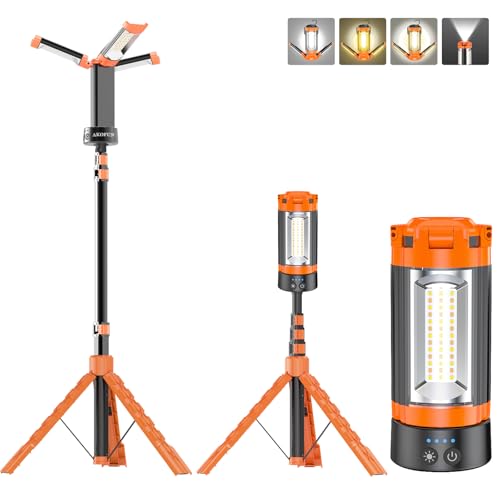 AKOFUN 12000mAh Camping Light with Stand, Portable | Travel Essentials - Image 2