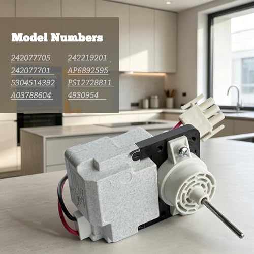 242077705，242077702，FDQC18EL4F Refrigerator Evaporator Fan Motor - Image 3