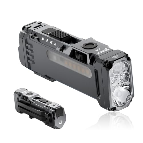 WUBEN X4 Flashlight Rechargeable,Compact EDC Light with RGB - Image 2
