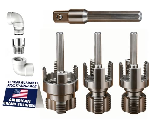 6 in 1 PVC Pipe Threading Tool – Reinforced Hardened Alloy - Image 2