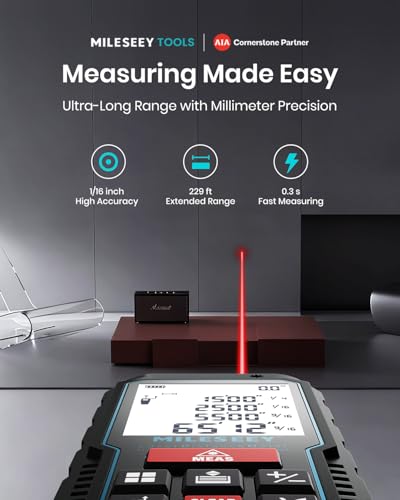 MILESEEY Laser Measure, Laser Measuring Tool with Angle Sensor - Image 4