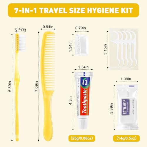 NICEMOVIC 50 Sets Hygiene Kit Bulk for Homeless, Basic - Image 3