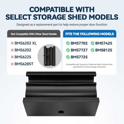 3 Pcs Shed Door Replacement Hinges Compatible with Suncast - Image 4