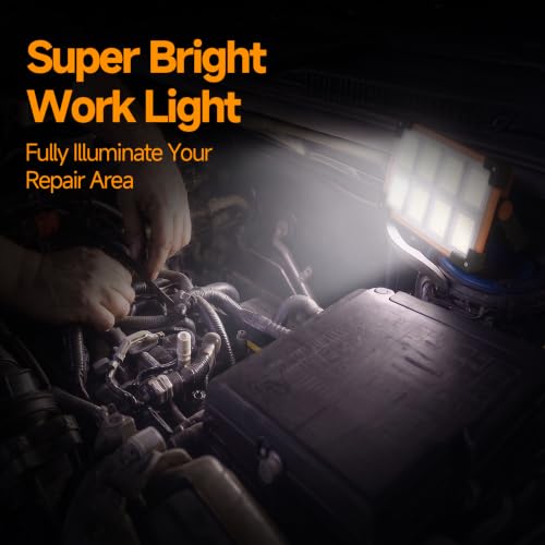 Rechargeable LED Work Light with Removable Battery, 144 LED Flood - Image 4