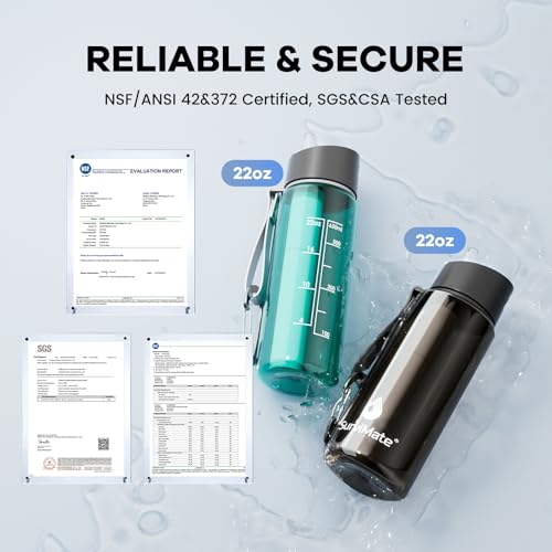 SurviMate Purified Water Bottle for Camping, Hiking - Image 5