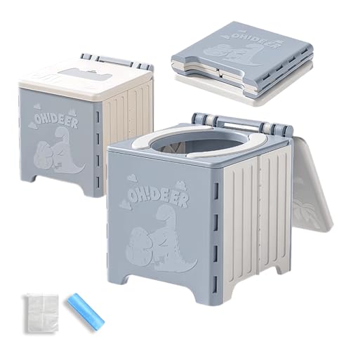 9.1" Foldable Travel Potty - Compact Collapsible Portable - Image 2
