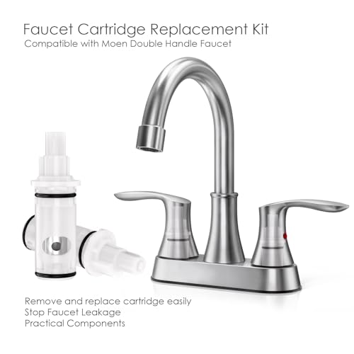 1224 Faucet Cartridge Replacement Compatible with Moen Two - Image 4