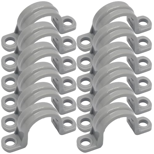 12pcs PVC Conduit Clamp 1/2 Inch Pipe Clamp - Image 2