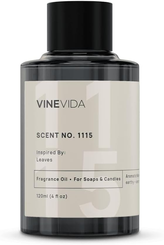 VINEVIDA [4oz] Leaves Fragrance Oil for Candle Making and Soap Making - Premium Candle Scents for Soy Candles