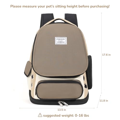 Cat Backpack Carrier, TSA Airline Approved Pet Travel Bag - Image 7