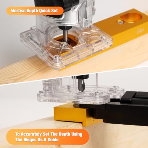 Hidden Door Hinge Jig Kit, Concealed Hinge Installation Template - Image 6