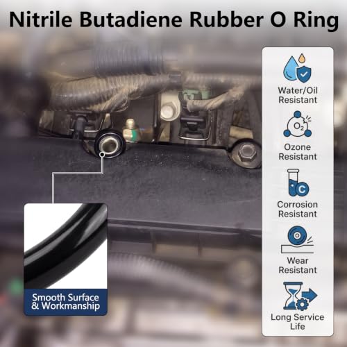 1540 Pcs Rubber O Ring Assortment Kit with 32 Sizes, Leak Repair - Image 4