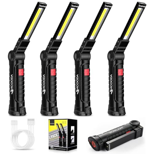 LED Work Light, Magnetic Rechargeable Flashlight, Mechanic Light - Image 2