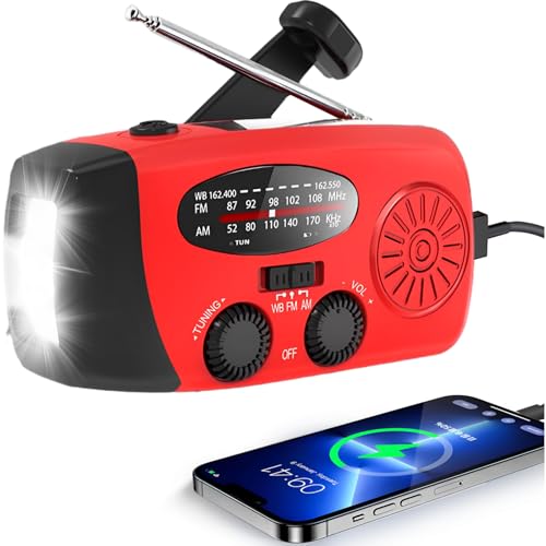 NOAA Solar Hand Crank Emergency Weather Radio - Image 2