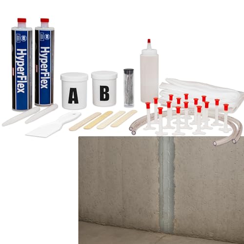 Fernco 10 ft Basement and Foundation Wall Crack Repair Kit - Image 2