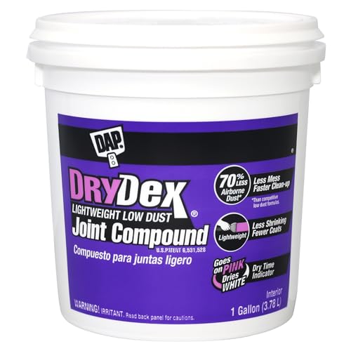 DAP DryDex Lightweight Low Dust Joint Compound, Pink/White - Image 2