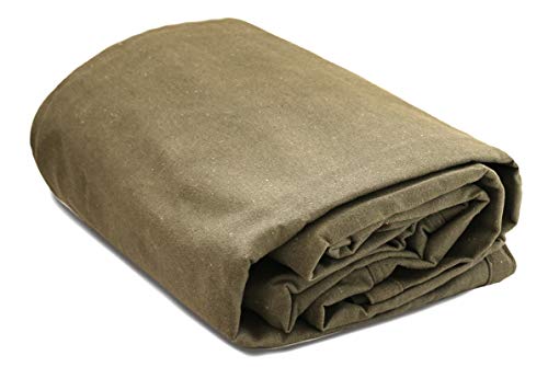 WHITEDUCK Canvas Tarp 18 oz. Heavy Duty Water Repellent UV - Image 2