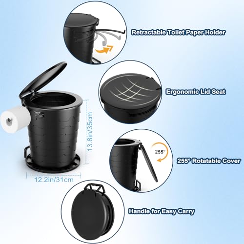 Camping Toilet,Height-adjustable Toilet - Image 3