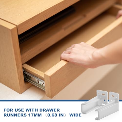 2 Pair Rear Drawer Track Socket Back Plates Mounting | Hand Tools - Image 7
