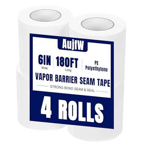 Vapor Barrier Tape, 6" Wide x 180' Long 4Roll - Image 2