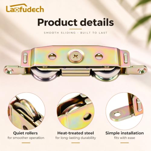 2PC Heavy Duty Sliding Patio Door Roller Assembly - Image 4