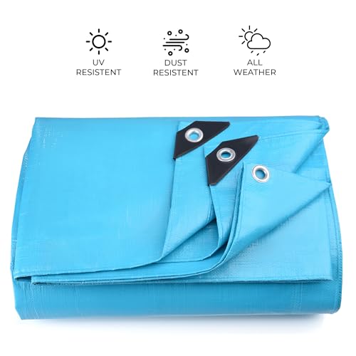 Tarps Heavy Duty Waterproof 20x40 ft, 12 mil Thick Tarp Cover - Image 5