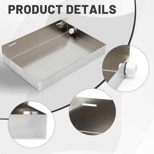 Blulu Tankless Water Heater Drain Pan Wall Mounted, 18" x - Image 4
