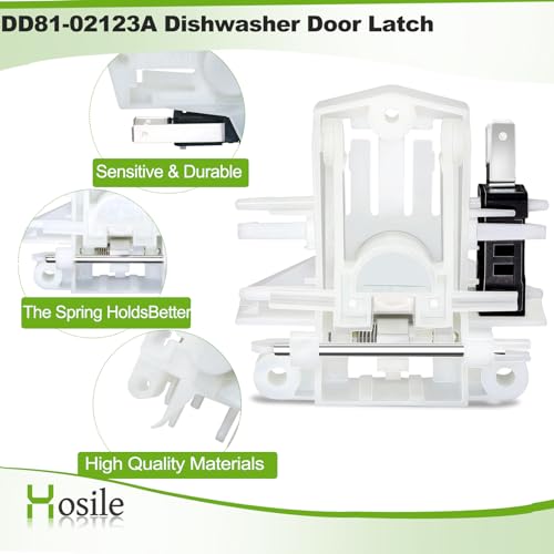 DW80F600UTS DW80J3020US Door Latch,DD81-02132A DD81-01629A - Image 4