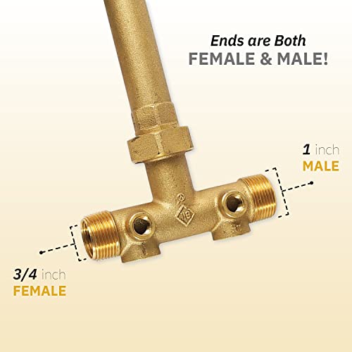 Pressure Tank Installation Kit with 1" Brass Union tank tee - Image 3