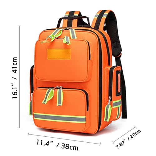 Emergency Trauma Backpack, First Aid Bag with Reflective - Image 3