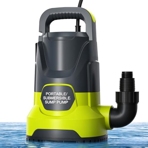 Sump Pump 1.7HP Submersible Water Pump, High Flow, 7500GPH - Image 2
