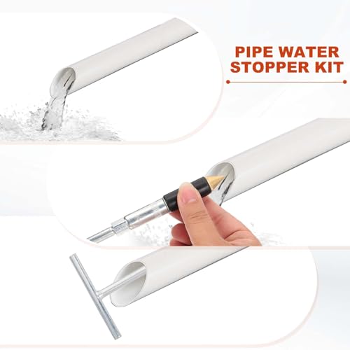PATIKIL Pipe Water Stopper Kit 1/2"/3/4"/1" Hot-melt Water Stop - Image 7
