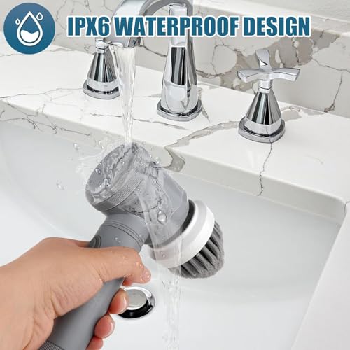 Electric Spin Scrubber - Shower Scrubber,Bathroom Scrubber - Image 6