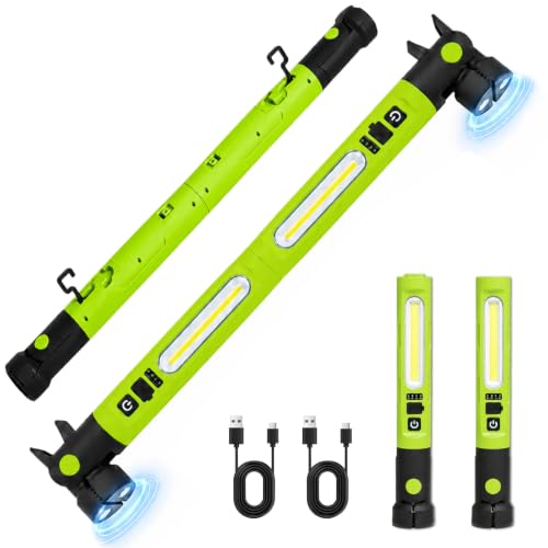 Magnetic Light Bar Mechanic Lights Under Hood Work Light Green - Image 2