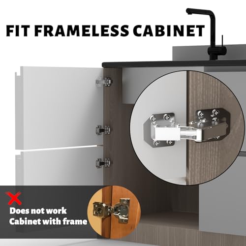 BESTEEL 24 Pack Hidden Hinges Upgrade Soft Close Surface - Image 7