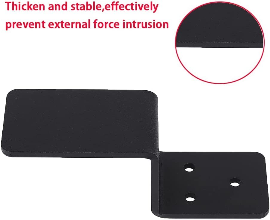 2x4 Door Barricade Brackets Heavy Duty Metal Drop Open Bar - Image 5