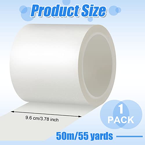 Jutom Vapor Barrier Tape 3. 78 Inch x 180' Roll, White | Home Repair - Image 3