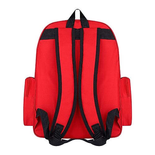 Red Emergency Bag First Aid Backpack Empty Medical First - Image 7