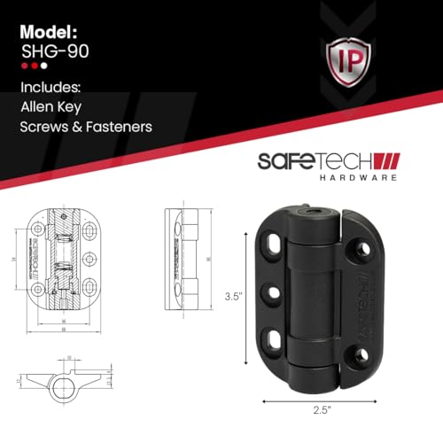 TopKlik Self Closing Gate Hinges | Self-Aligning Heavy Duty - Image 3