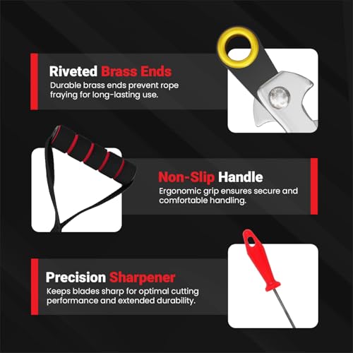55 Inch High Limb Rope Saw – 360 Rope Chain Saw for Manual - Image 5