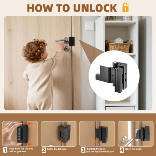 Portable Door Lock, Door Reinforcement Lock - Image 6