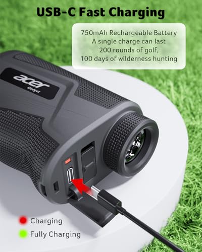 Acer Gadget Golf Rangefinder with Slope On/Off, 800/1200Yards - Image 7