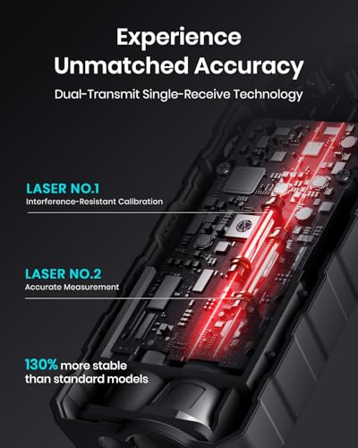 MILESEEY Laser Measure, Laser Measuring Tool with Angle Sensor - Image 6