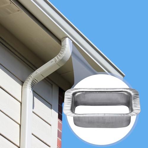 VYH 2" x 3" Rain Gutter Downspout Drop Outlet Aluminum K Style (4 - Image 6