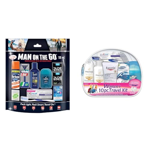 Men's 11 Piece Travel Kit with Grooming Essentials - Image 2