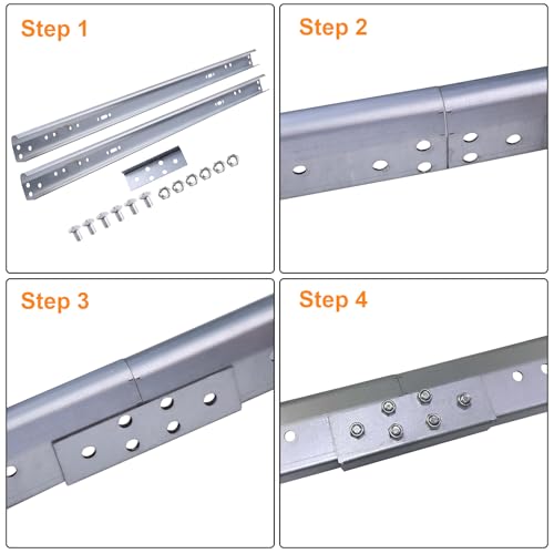 Heavy Duty 1 Pair Garage Door Vertical Track Kit | Tools & Home Repair - Image 6